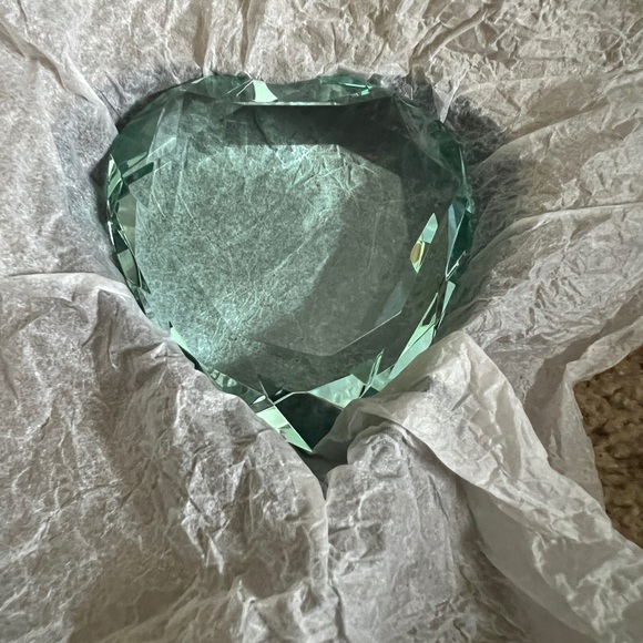 Turquoise crystal heart - Picture 2 of 3